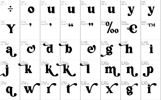 Laurasia font