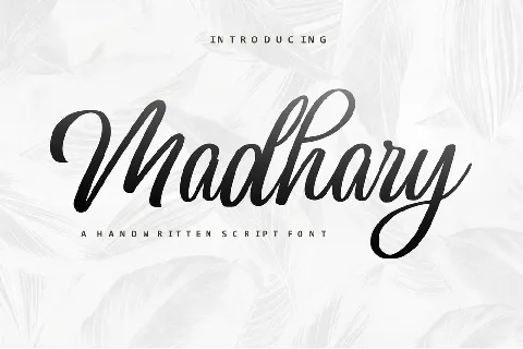 Madhary font