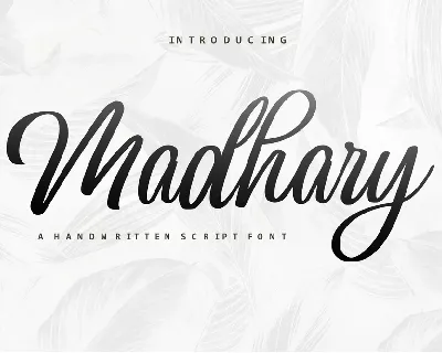 Madhary font