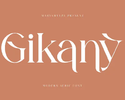 Gikany font