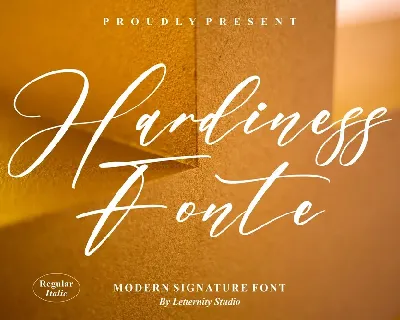 Hardinesse font