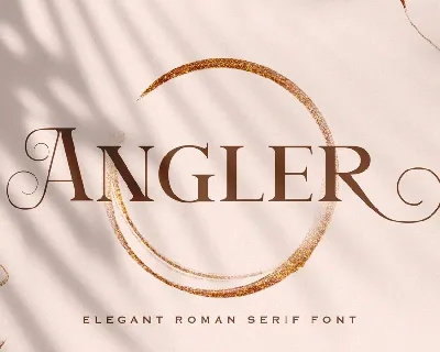 Angler font