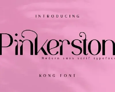 Pinkerston Sans Serif font