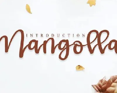 Mangolla Script font