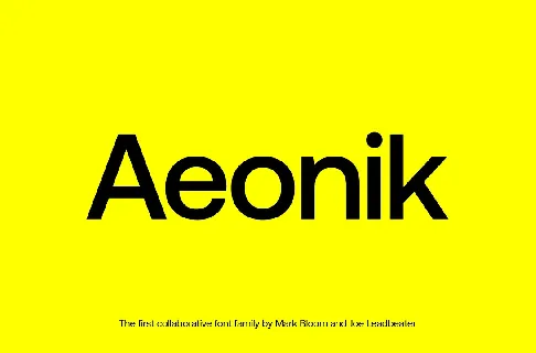 Aeonik font