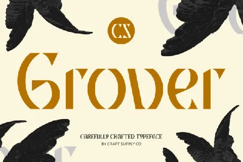 CS Grover font