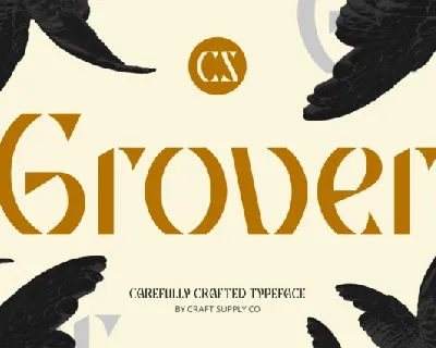 CS Grover font