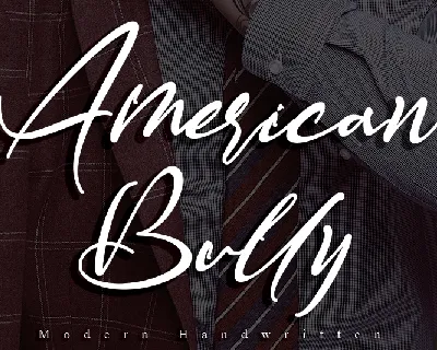 American Bully font