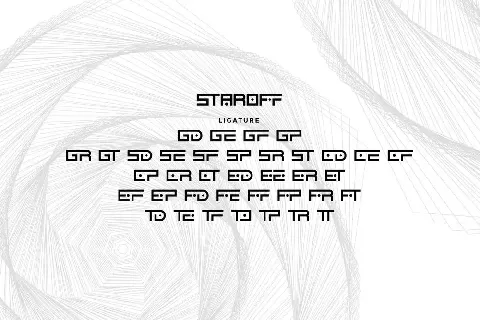 Staroff Demo font