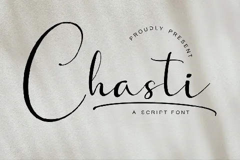 Chasti font