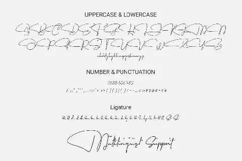 Garfield Signature font