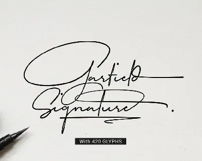 Garfield Signature font