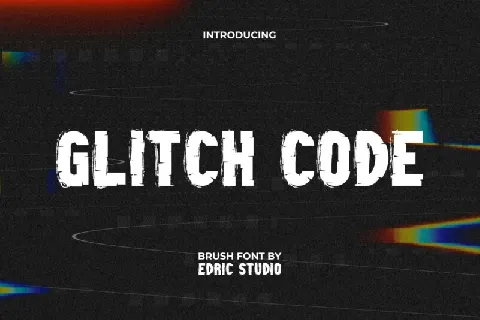 Glitch Code font