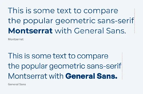 General Sans font