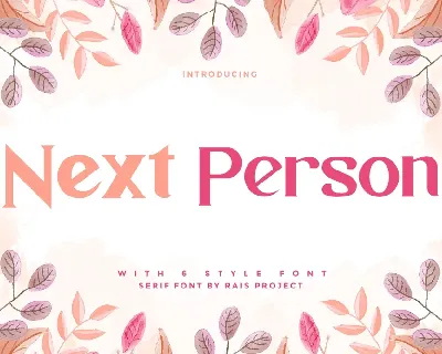 Next Person font