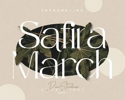 Safira March Serif font
