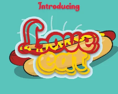 Love Eat font