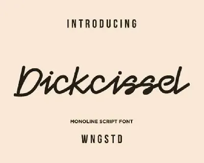 Dickcissel Monoline font