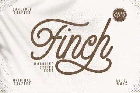 Finch Script font