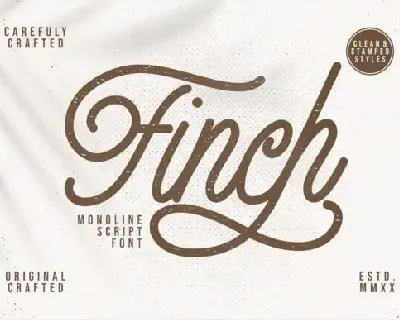 Finch Script font