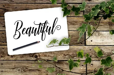 Truelike Script font