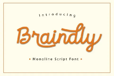 Braindly font