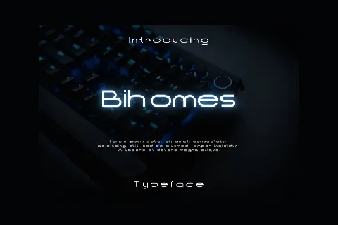 Bihomes Free font