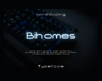 Bihomes Free font