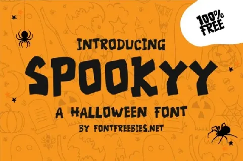 Spookyy Display font