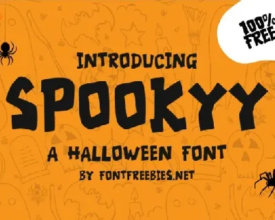 Spookyy Display font