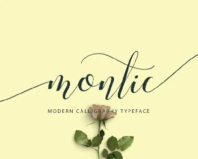 Montic Script Free Download font