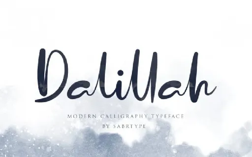 Dalillah Handwritten font