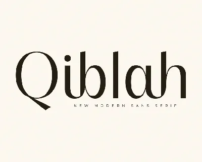 Qiblah font