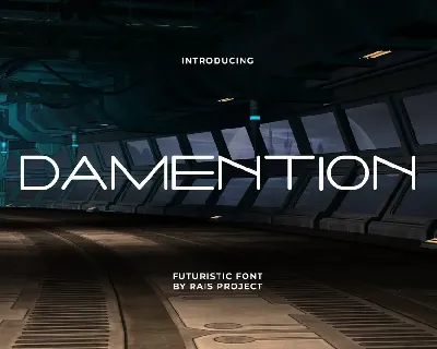 Damention Demo font