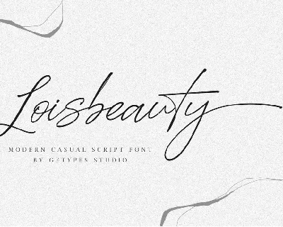 Loisbeauty font