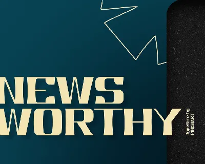 Newsworthy font