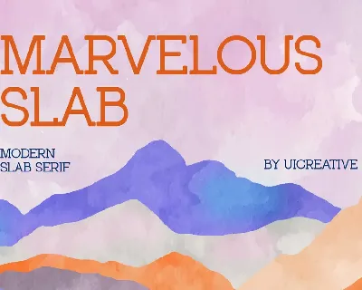 MarvelousSlab font