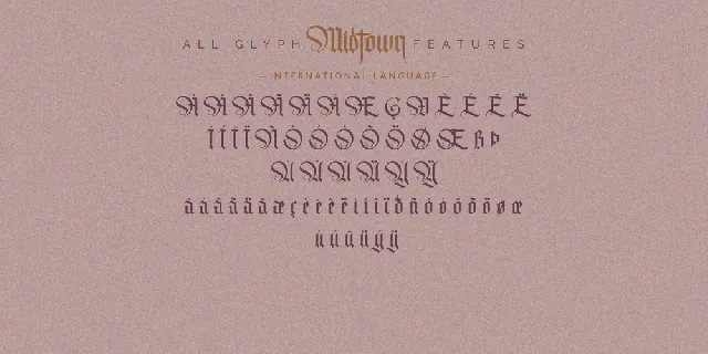 Midtown font