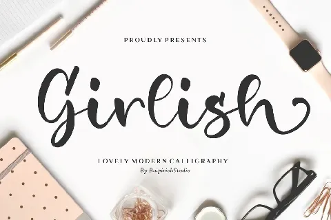 Girlish font