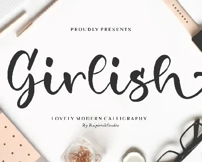 Girlish font