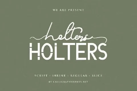 Holters Duo font