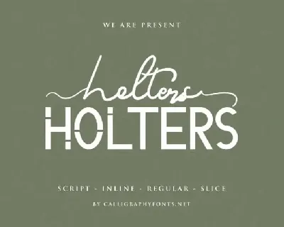 Holters Duo font