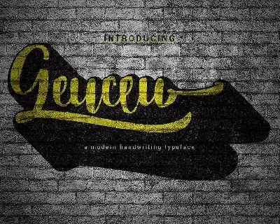 Geuceu Script font