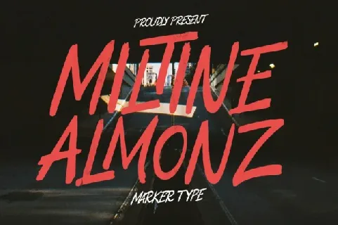 Miltine Almonz font