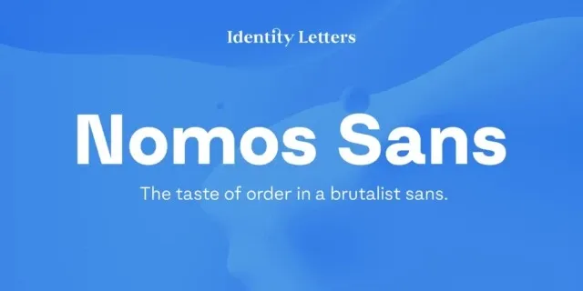 Nomos Sans Family font