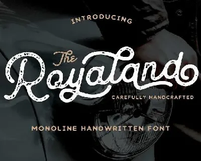 Royaland Script Free Download font