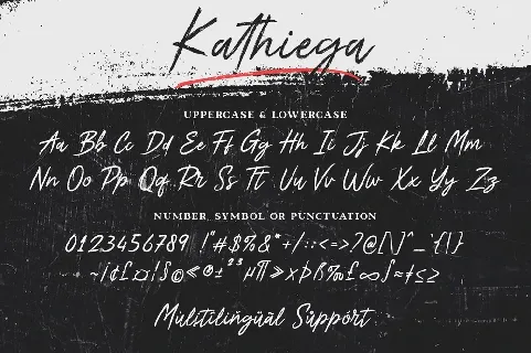 Kathiega font