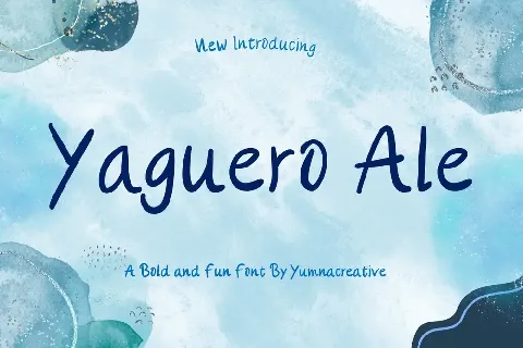 Yaguero Ale font