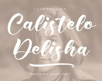 Calistelo Delisha font