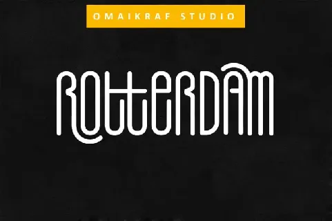 Rotterdam Display font